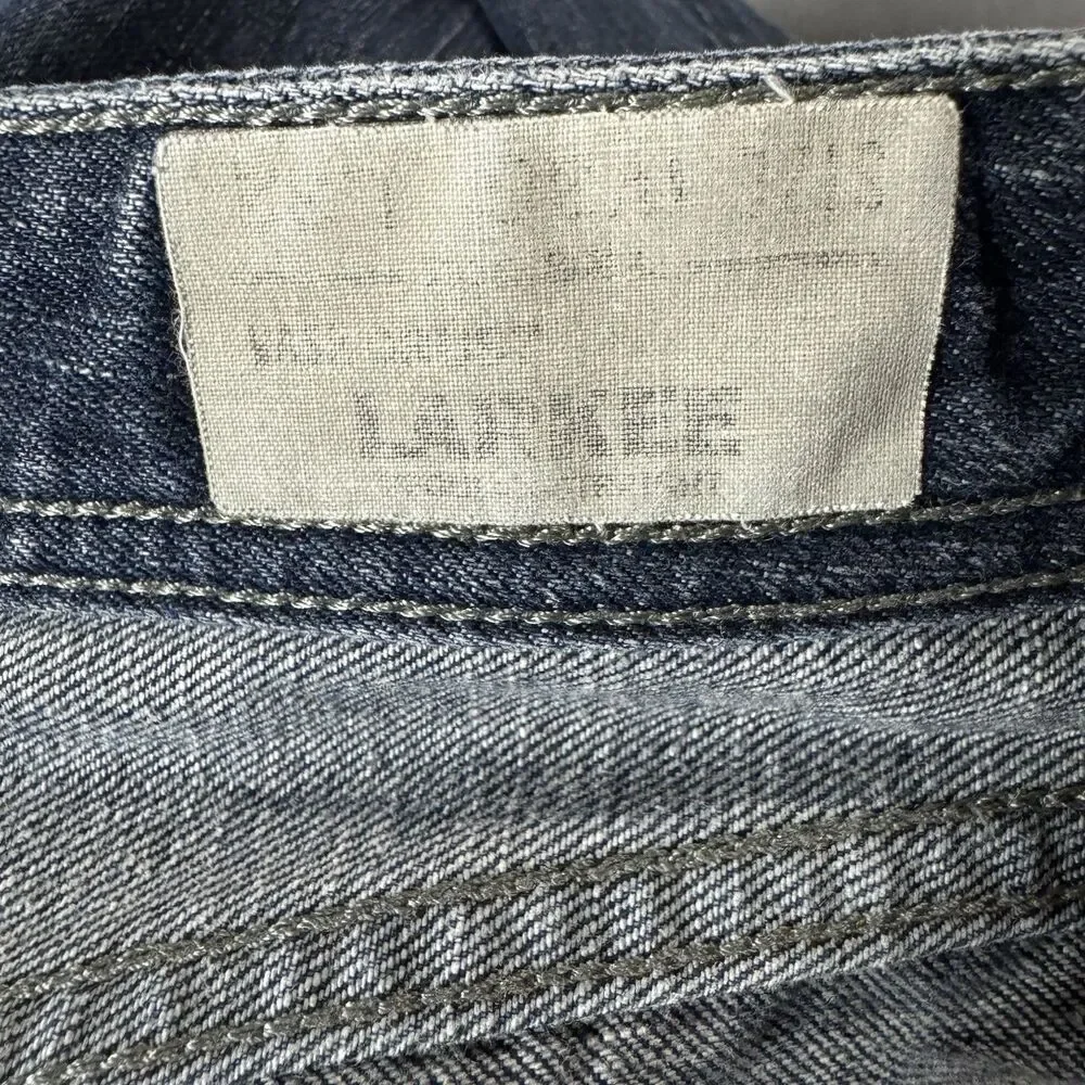 DIESEL Larkee Mens Jeans Dark Wash Denim Regular Straight Size W36 L27 *ALTERED*